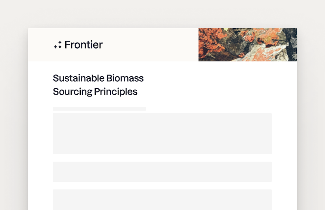 Preview for "Biomass sourcing principles"