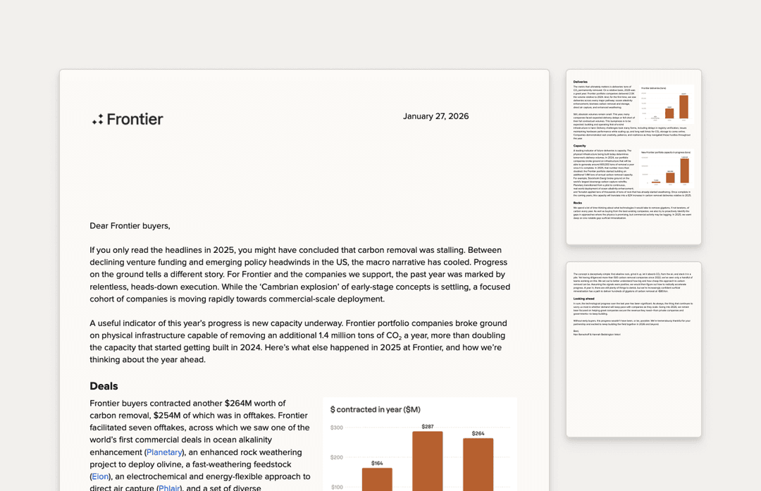 Preview for "Frontier’s 2025 annual letter"