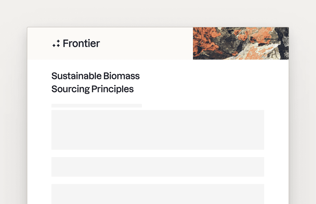 Preview for "Biomass sourcing principles"